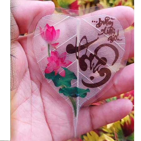 Lá Bồ Đề Ốp ĐT Hoa Sen- Thuận